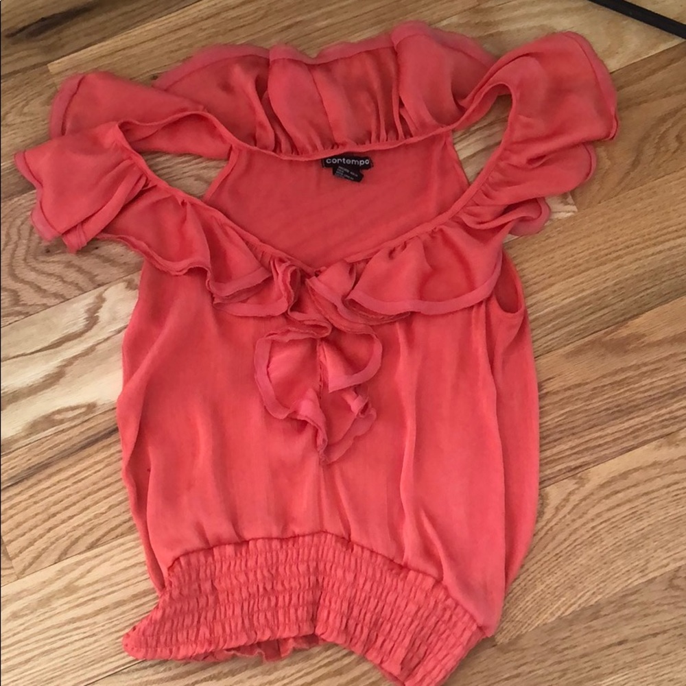 Orange shirt